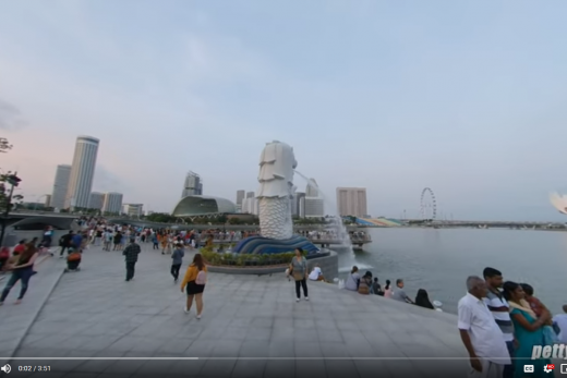 Royalty-free Stock Video Singapore Marina Bay 2019